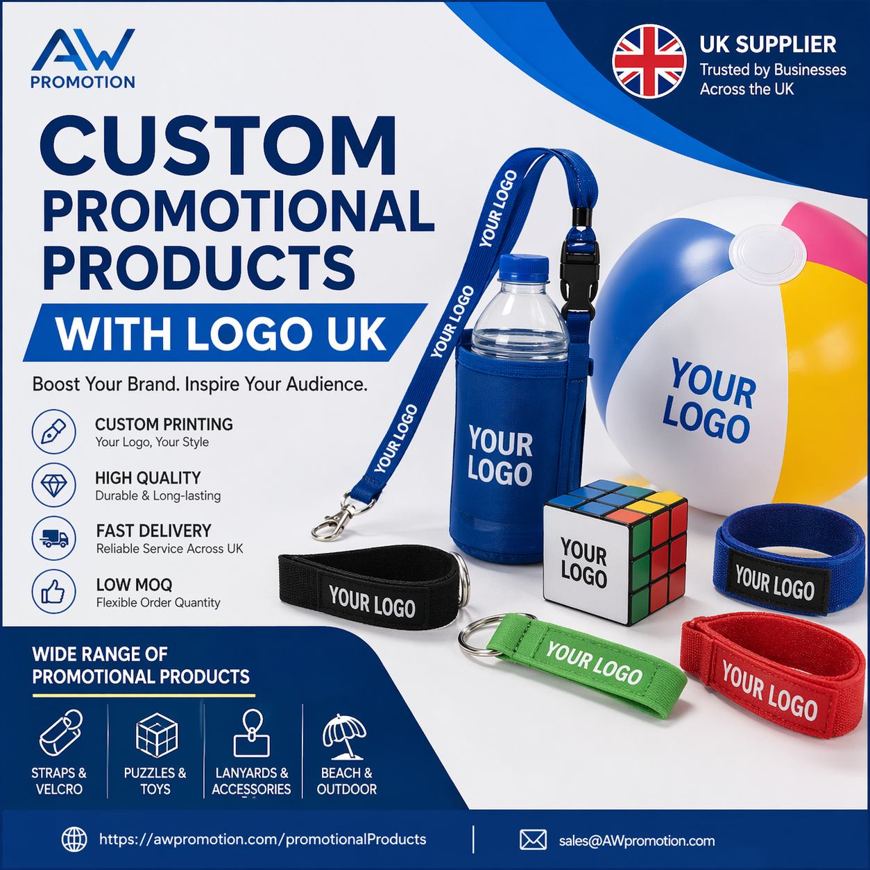 Custom Promotional Products with Logo UK - AWpromotion.com